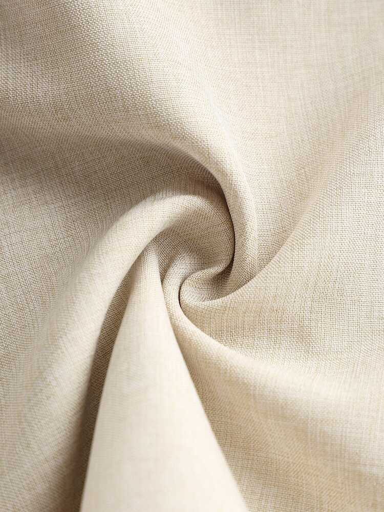Skyraze Crew Neck Sleeveless Contrast Trim Bow Decor Waist Flare Hem Khaki Casual Elegant Dress Garden Party Summer - Khaki - View 9