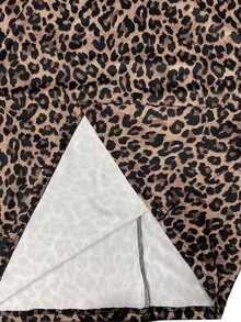 SHEIN PariChic Women's Casual Leopard Print Round Neck Loose Dress, Summer - Multicolor - View 6