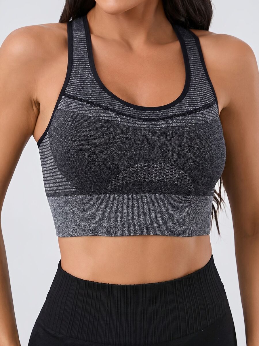 Easithlete Easithlete Women's Solid Color Minimalist Everyday Workout Top & Tank/Seamless/Thumb Holeworkout Tank Top - Dark Grey - View 1