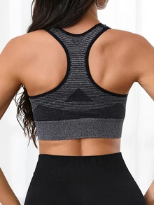 Easithlete Easithlete Women's Solid Color Minimalist Everyday Workout Top & Tank/Seamless/Thumb Holeworkout Tank Top - Dark Grey - View 2