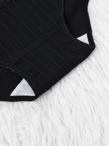Moonlight&Mama Women's Bestselling Fashion Comfortable Minimalist Solid Color High Cost-Performance High Quality Maternity Pants 1pc - Black - View 6