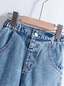 Jeans para niños - Azul lavado medio - Ver 4