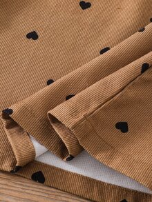 SHEIN Baby Girl Cute Deer Embroidery Strap Casual Outdoor Dress, Spring/Autumn - Brown - View 8