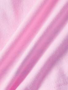 Mean Girls | ROMWE Plus Size Halter Neck Tank Top With Lip Print - Pink - View 4