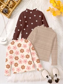 Young Girl Young Girl Kids Young Girl 3PCS Young Girls T-Shirts Young Girl - Multicolor - View 7