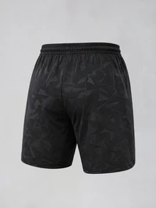 Gym Rark Herrsportshorts med geometriskt mönster och dragsko i midjan, gym - Multifärgad - Visa 2