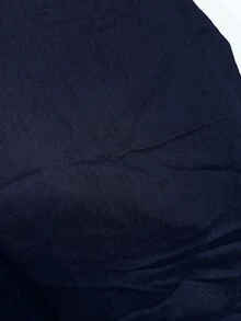 Solavon Women's Casual Solid Color Shirt, Autumn - Navy Blue - View 6