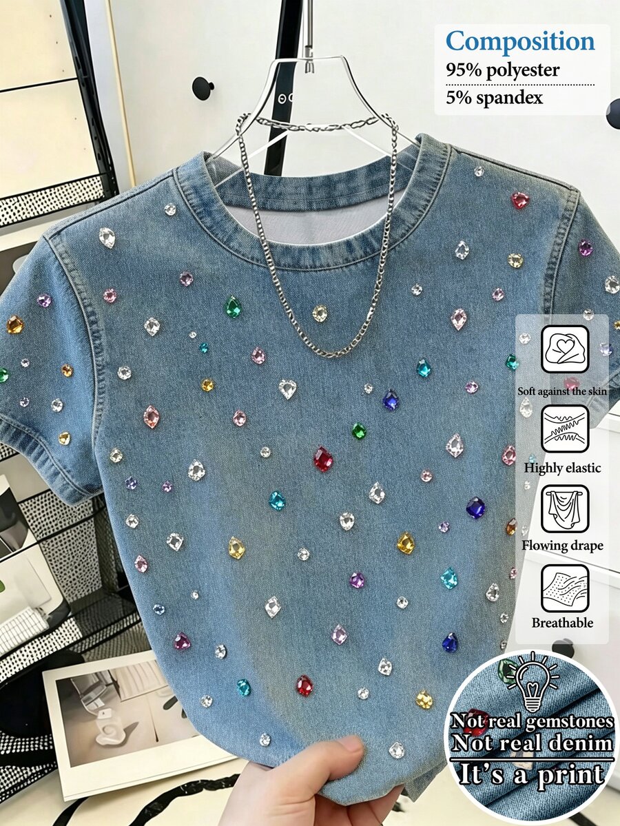 Resyla Polecany bestseller, kolorowy wzór diamentowy plus size dla ...