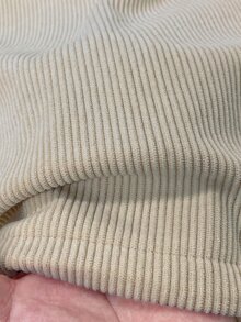 Rusticease Women's Ribbed Casual Minimalist Versatile Daily Long Sleeve Jacket Travel Everyday Beige Fall Going Out - Apricot - View 6