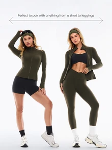 GLOWMODE Chaqueta De Rendimiento Streamline Featherfit™ - Verde militar - Ver 8