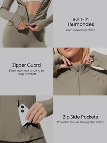 GLOWMODE Chaqueta De Rendimiento Con Diseño Aerodinámico Featherfit™ - Caqui - Ver 4
