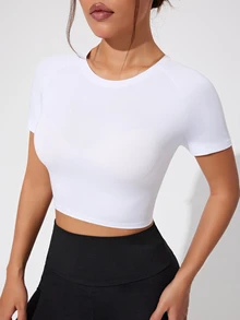 Slayform Slayform Slogan Graphic Contrast Stitch Sports Teeworkout Tank Top Gym Women Shirts - White - View 7