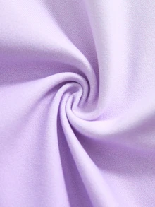 SHEIN Young Girl Rhinestone Patchwork Color Block Long Sleeve Leotard Gymnastics Woven Lightweight Breathable Classic Easy-Care Jumpsuit GirlsSchool - Mauve Purple - View 10
