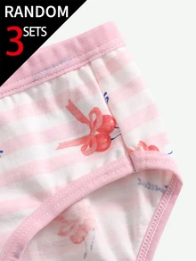 少女四季通用柔軟純棉內衣套裝，背心式內衣與三角內褲，可愛透氣，嬰兒粉、淺粉、海軍藍、灰色、白色，適合秋冬 - 彩色 - 查看 5