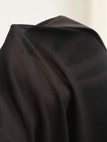 Balvessa 2026新款女款長袖襯衫，垂領設計與不對稱下擺 - 黑色 - 查看 4