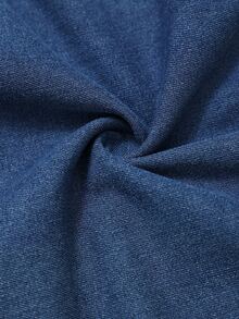 GlowEve Rok Denim Lipit Elegan untuk Wanita - Medium Wash - View 5