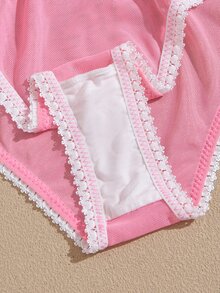 Lullawish Bohemian Sexy Lace Patchwork 3pcs/Set Women's Thongs - Multicolor - View 6