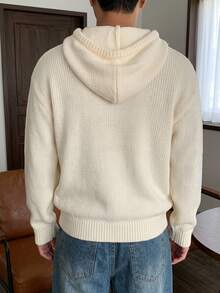 DAZY Autumn/Winter Hooded Apricot Loose Korean Style Men's Sweater - Apricot - View 2