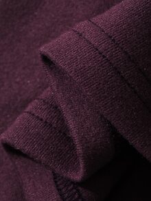 DAZY Women's Solid Color Pleated Spaghetti Strap Dress And Cardigan Casual Daily Home Sleepwear Set - Purple - View 7