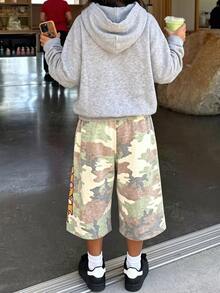 Dekonique Dekonique Women's Camouflage Loose 7/10 Length Sweatpants - Multicolor - View 2