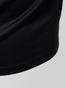 Gym Rark Men's Casual Versatile Drawstring Hooded Sports Tank Top, Gym - Black - View 4