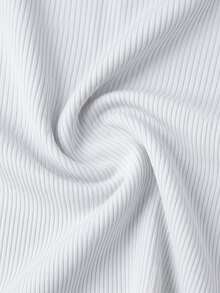 Gym Rark 1pc Men's Summer Cartoon Print Ribbed Knit Comfortable Sports Tank Top Gym Workout White Graphic Athleisure - White - View 4