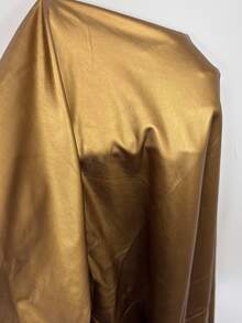 BamGleam Women's Fashion Street Casual Solid Color High Waist Cycling Shorts - Gold - View 9