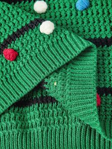 ROMWE Kawaii Women Sweaters - Green - View 13