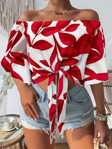 Chiquease Women Blouses - Red - View 4