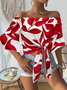 Chiquease Women Blouses - Red - View 5