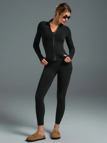 GLOWMODE Women Sports Jackets - Black - View 9