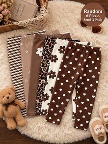 3PCS Baby Girls Bottoms Winter - Multicolor - View 1