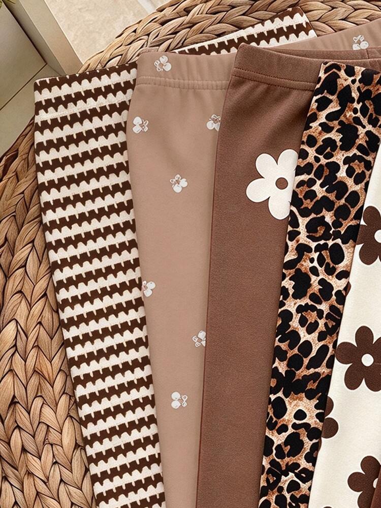 3PCS Baby Girls Bottoms Winter - Multicolor - View 5