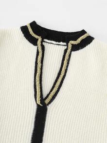SHEIN LUNE Fall Clothes FOR WomenWomen Sweater Dresses - Beige - View 8