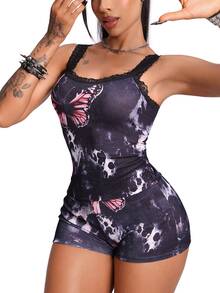 AltBold Women's Fashion Lace Patchwork Lingerie Set 2pcs - Multicolor - View 4