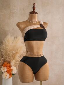 Sirith Women's Backless High Waist Bikini Set - Multicolor - View 7