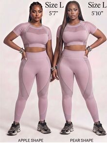 Innovista Innovista Women's Plus Size Crocodile Texture Bonded Leggings High Waist Tummy Control Booty Lift Squat Proof High Stretch Gym Yoga Training Activewear - Rusty Rose - View 4
