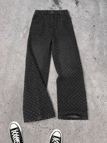 Tween Boy Fashion Casual Kids Fabric Texture Design-Inspired Black Denim Loose And Comfortable Jeans - Black - View 6