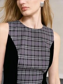 MOTF PREMIUM WOMEN'S BLACK DRESS, ELEGANT AND EXQUISITE, AUTUMN/WINTER - Black - View 2