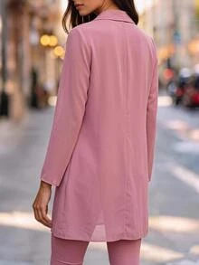 Hansera 2PCS Women Ageless Co-Ords - Dusty Pink - View 2