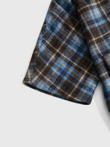 Sweetness Women's Autumn/Winter Vintage Plaid Tweed Jacket With Attached Sleeves - Multicolor - View 4