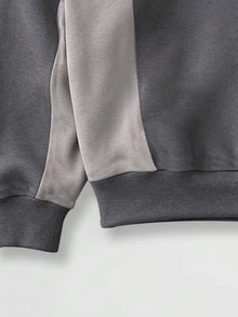 Manfinity Hypemode Men's Letter Print Hoodie And Pants Casual Daily Set - Multicolor - View 4