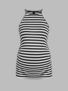Modmama Maternity Clothes Tops Summer Pregnant Multi-Colored Vests & Camisoles Comfortable, Soft Casual For Women - Multicolor - View 7