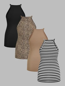 Modmama Maternity Clothes Tops Summer Pregnant Multi-Colored Vests & Camisoles Comfortable, Soft Casual For Women - Multicolor - View 3