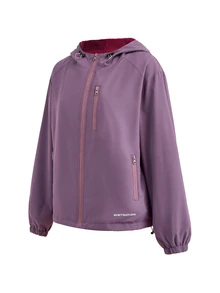 In My Nature Women's Fashion Casual Outdoor Windbreaker Jacket - Purple - View 11