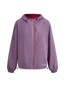 In My Nature Women's Fashion Casual Outdoor Windbreaker Jacket - Purple - View 13