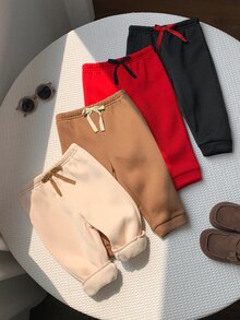 SHEIN 4PCS Baby Boys Bottoms - Multicolor - View 5