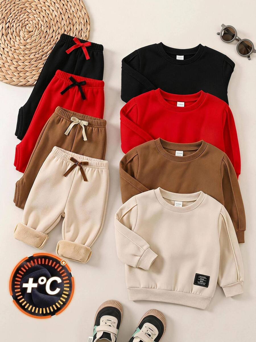 SHEIN 4PCS Baby Boys Bottoms - Multicolor - View 1