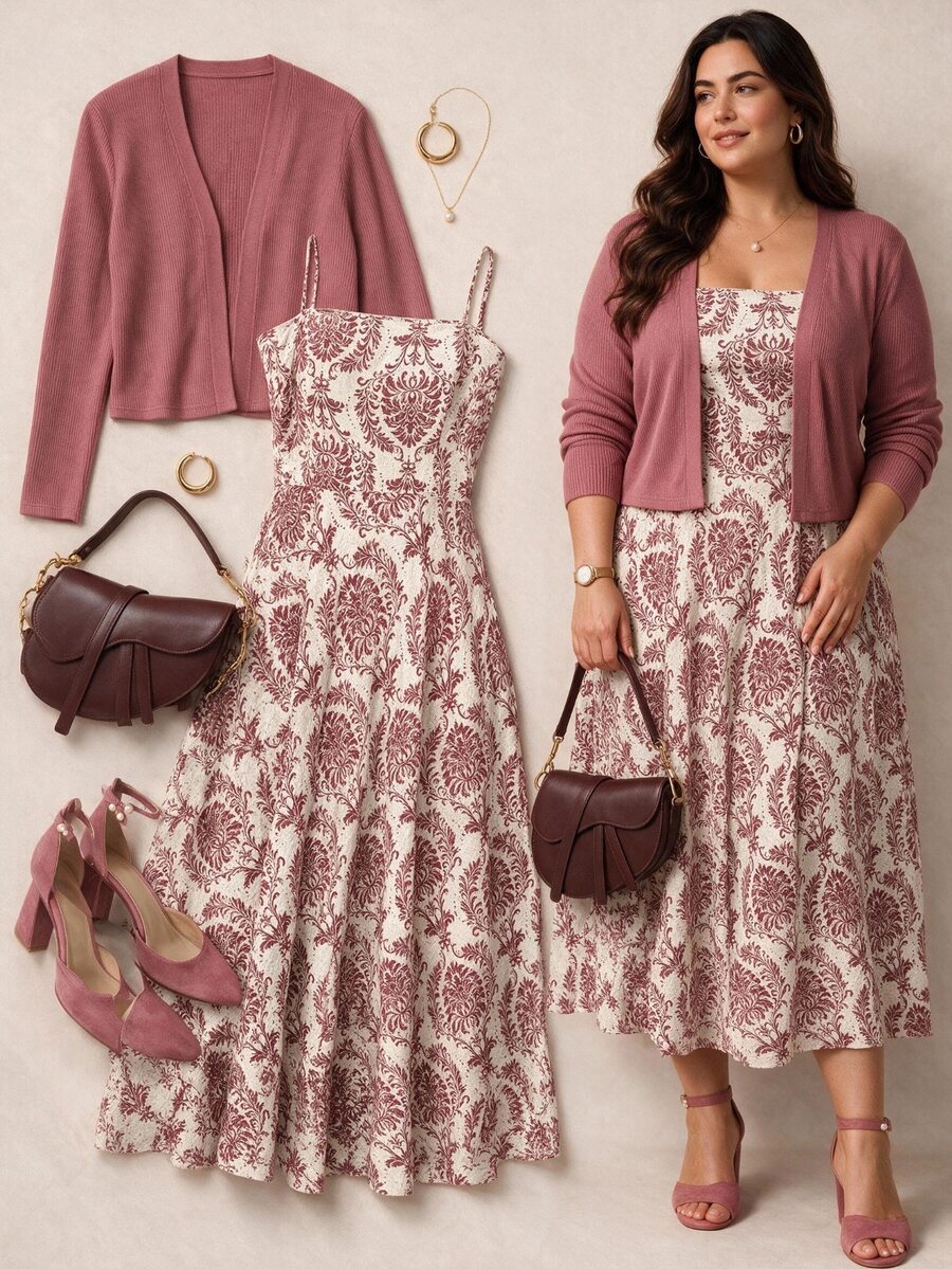 Grovea Jacket And Dress Suit, Fashion Suitable For Summer Fall - Pink - View 1