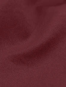Manfinity Bizformal Men's Elegant Burgundy Suit Jacket, Shiny Contrast Lapel Blazer, Suitable For Various Formal Occasions - Burgundy - View 8
